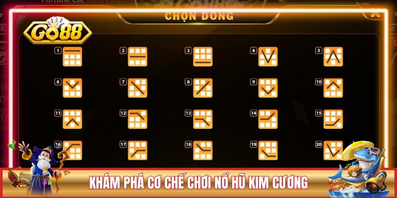 Nổ Hũ Kim Cương GO88 - Cổ Điển Nhưng Cuốn Hút Đến Kỳ Lạ 2 Khám phá cơ chế chơi Nổ Hũ Kim Cương cho newbie
